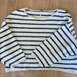 Free People Bardot Sweater Dice Combo